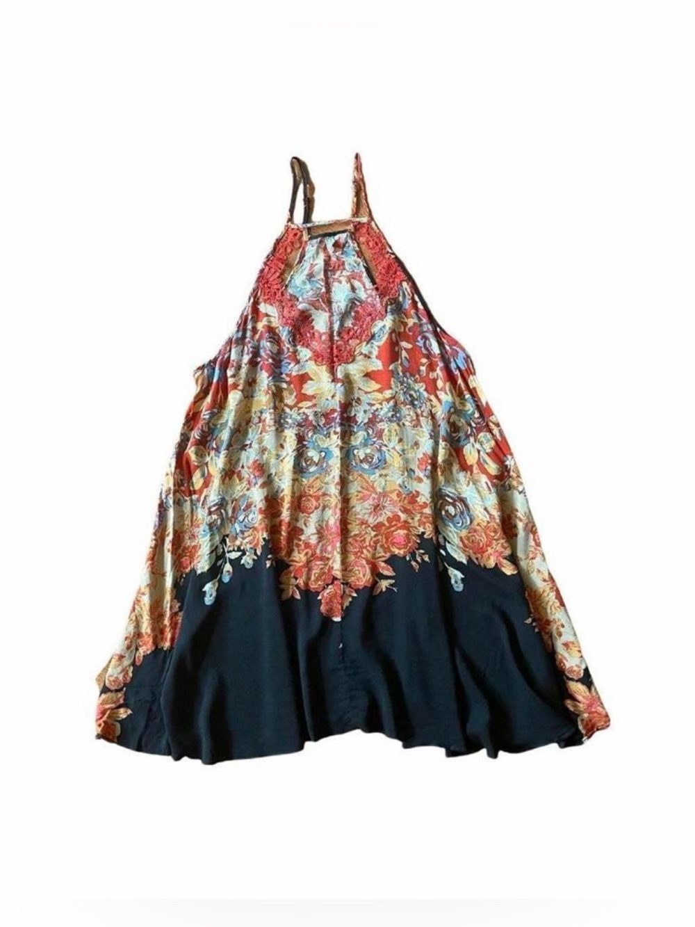 Free People Haze Floral Slip Dress Boho Mini S